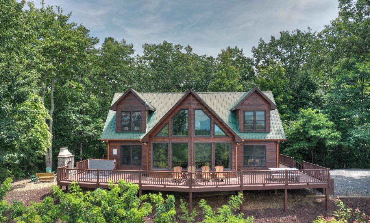 Champagne Chalet - Cuddleup Villa Morganton ภายนอก รูปภาพ