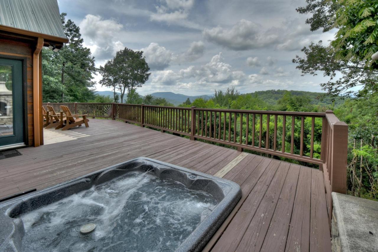Champagne Chalet - Cuddleup Villa Morganton ภายนอก รูปภาพ