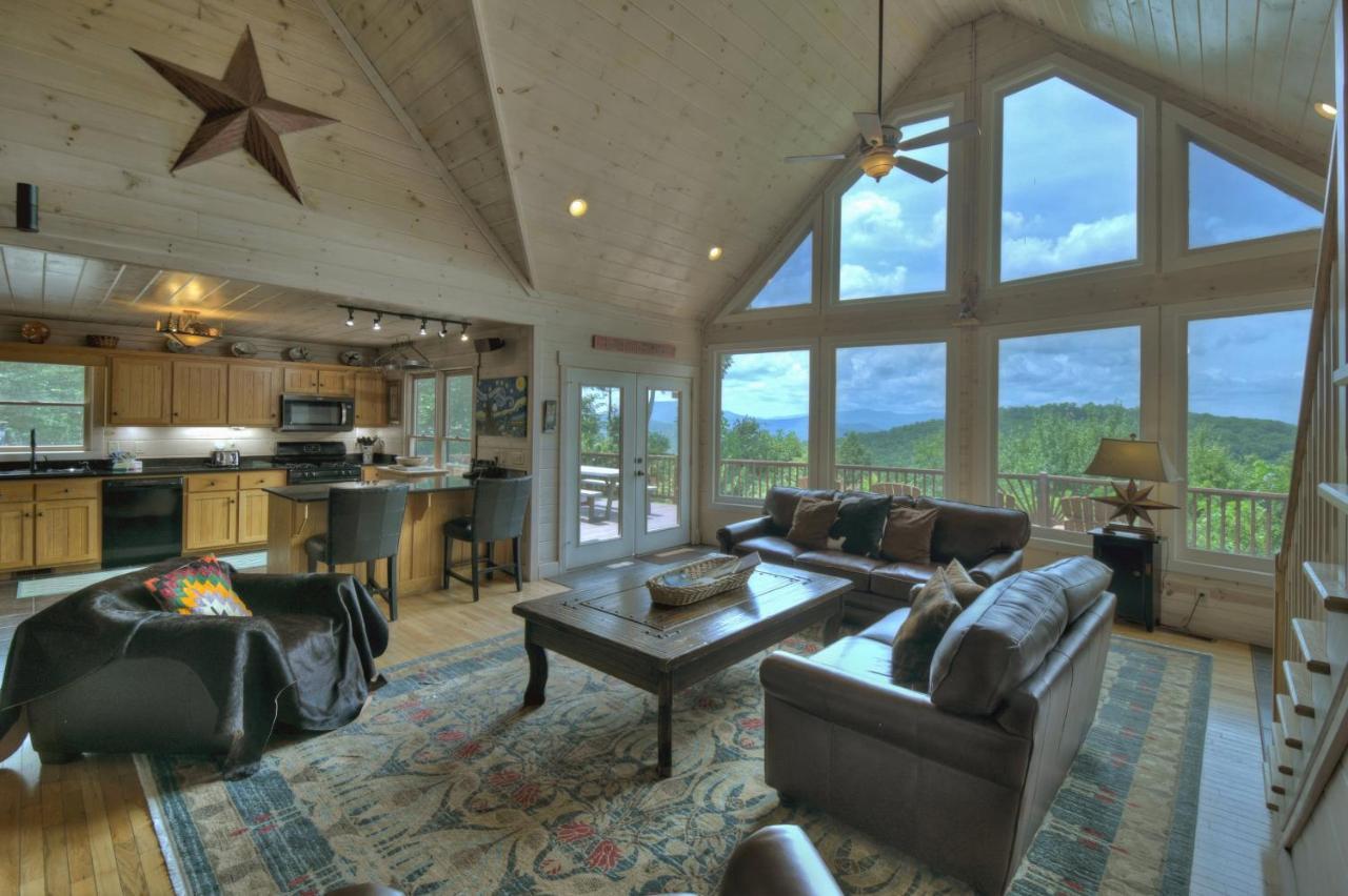 Champagne Chalet - Cuddleup Villa Morganton ภายนอก รูปภาพ
