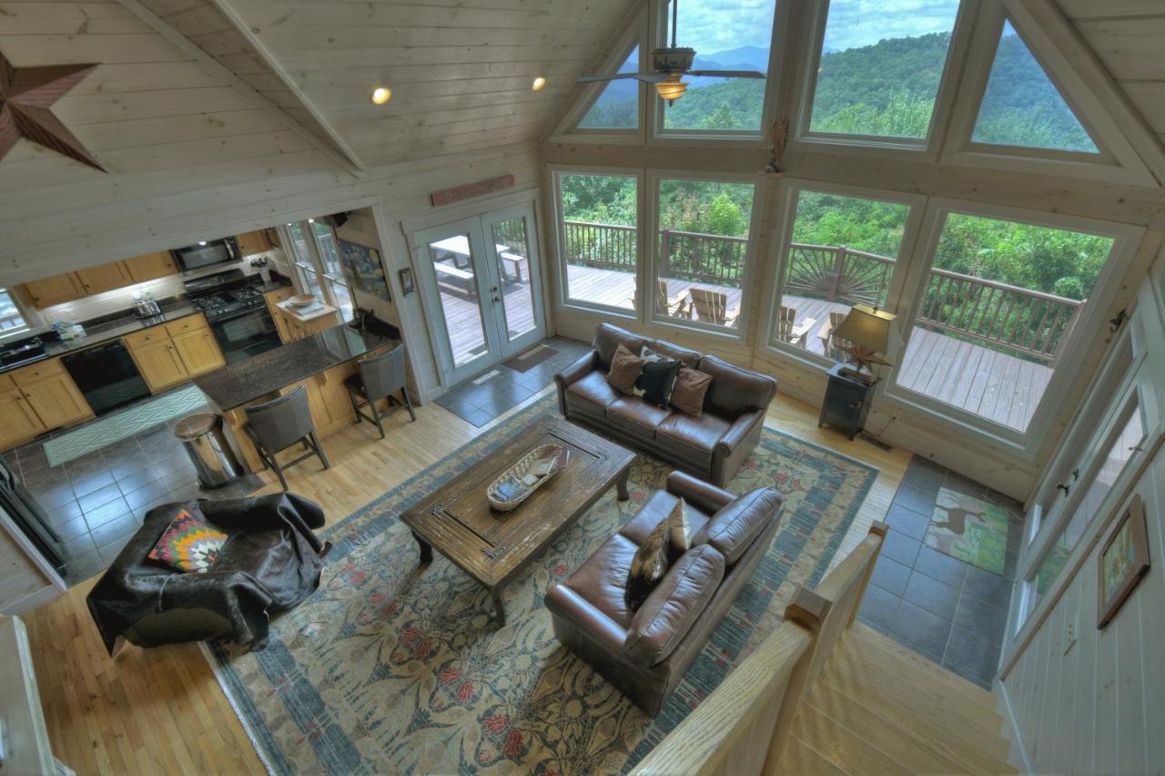Champagne Chalet - Cuddleup Villa Morganton ภายนอก รูปภาพ
